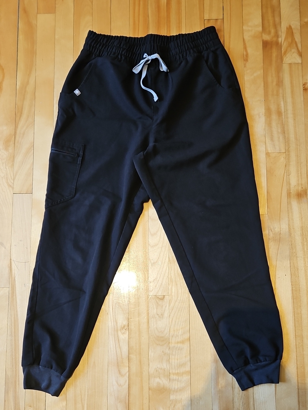 Figs Black Petite Highwaist Scubs Joggers